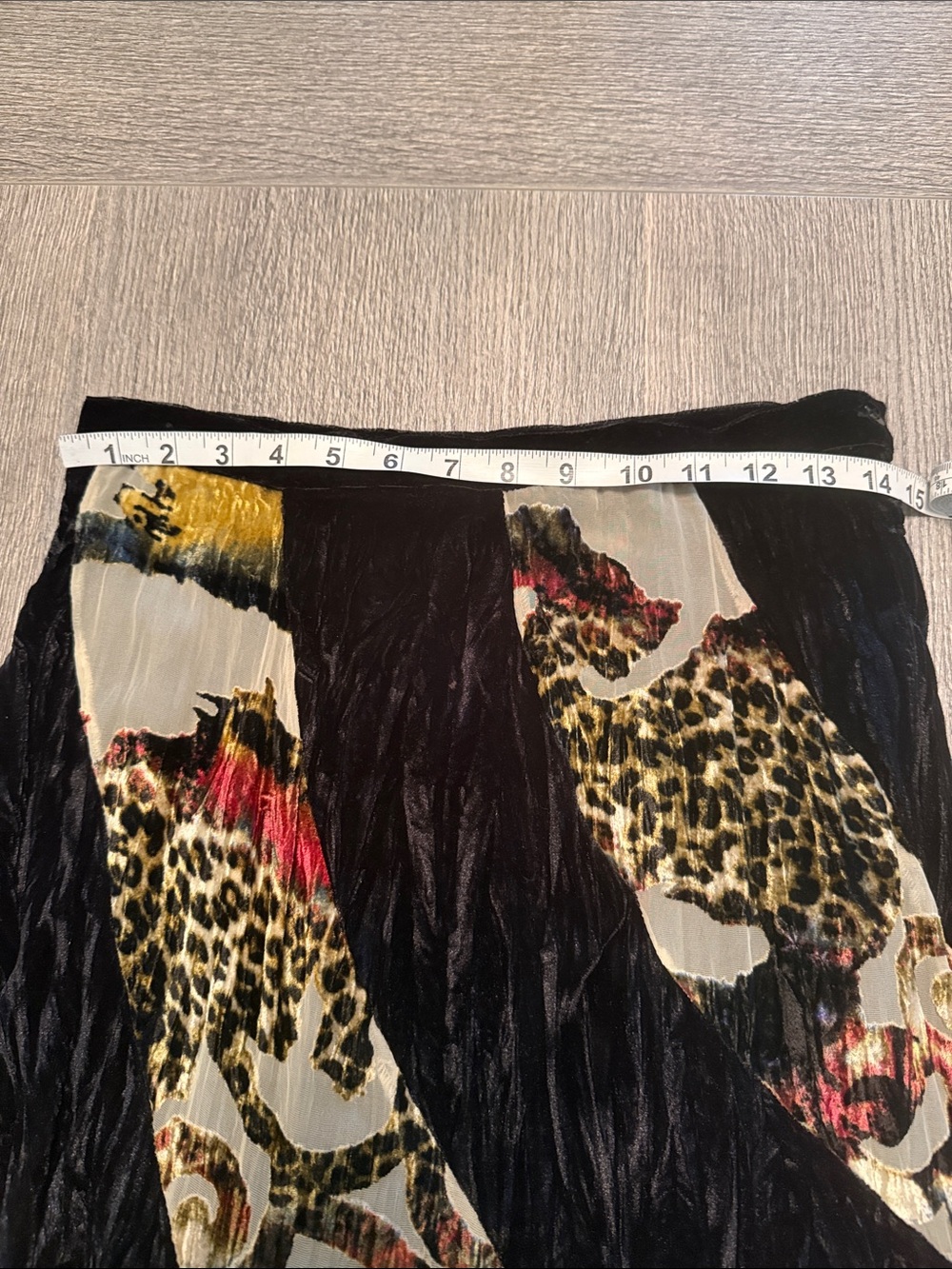Alberto Makali Black Velvet Panel Midi Skirt - Picture 6 of 7